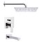 Tub and Shower Faucet Sets with 12